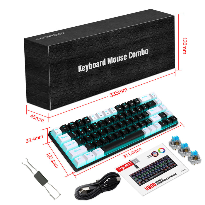 Mechanical Gaming Keyboard Double Injection Key Cap