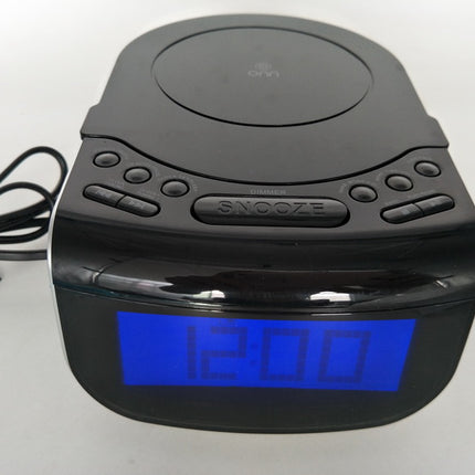 LCD Digital Alarm Dual Speakers  Radio CD Music Player